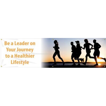 Accuform WORKHEALTHY BANNERS BE A LEADER ON MBR720 MBR720